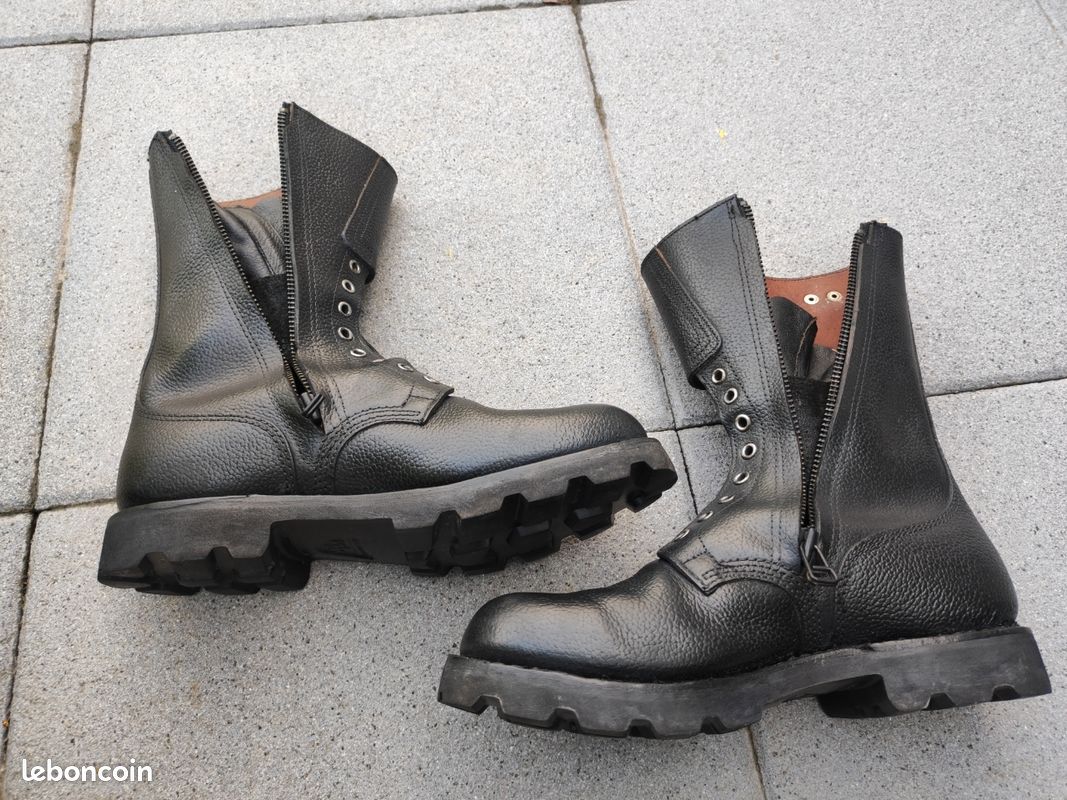 Rangers brodequin avec fermetures éclaires Chaussures