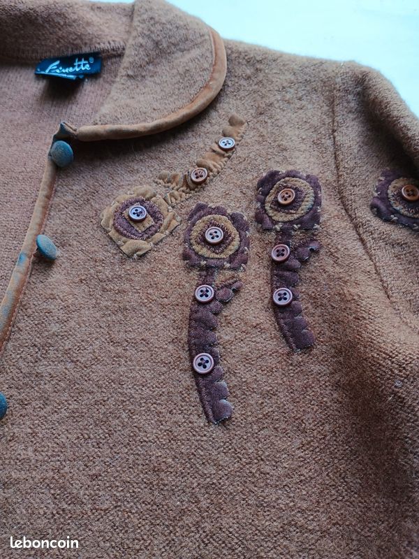 Gilet femme 100% laine T38/40
Finette (image 3)