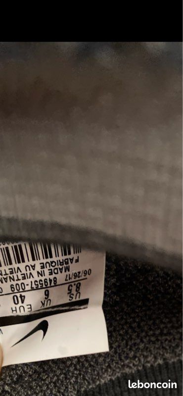 Nike Vapormax noire 40 (image 3)