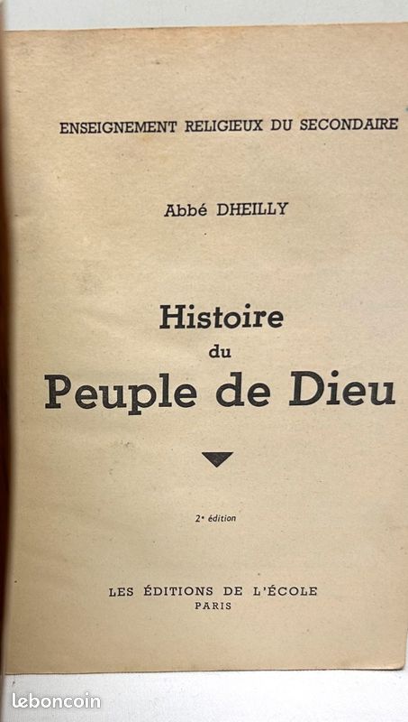 Histoire du peuple de Dieu Abbé Dheilly (image 2)