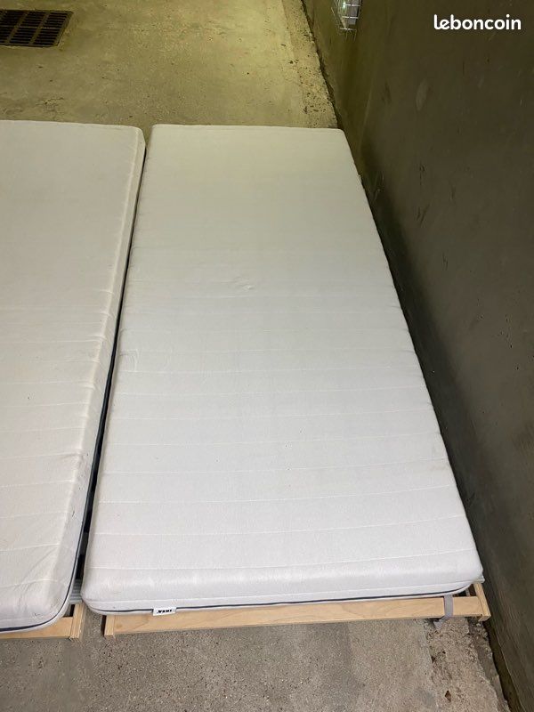 Lots de 2 sommiers et 2 matelas (image 3)