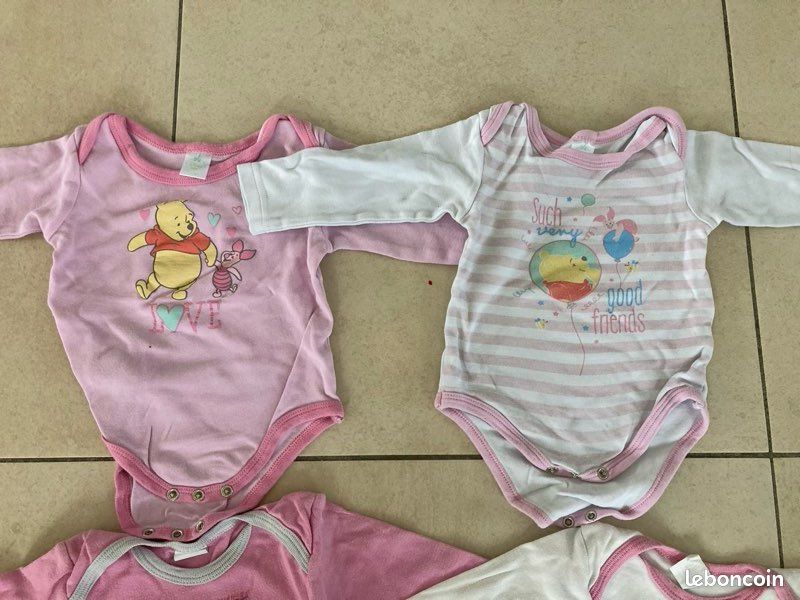3 pyjamas hiver et 4 bodies manches longues lot ou à la pièce (image 3)