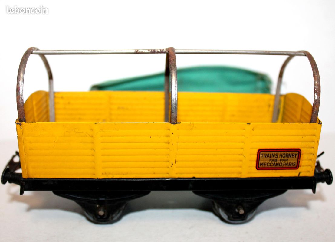 WAGON ROCO MARCHANDISES SNCF Transport de Bestiaux Vert référence 44322