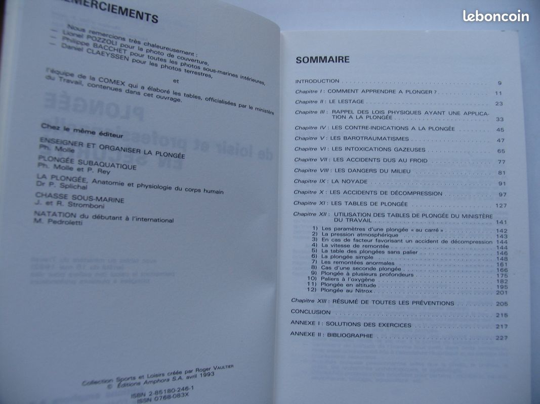 Livre PLONGEE loisir et pro en sécurité (image 2)