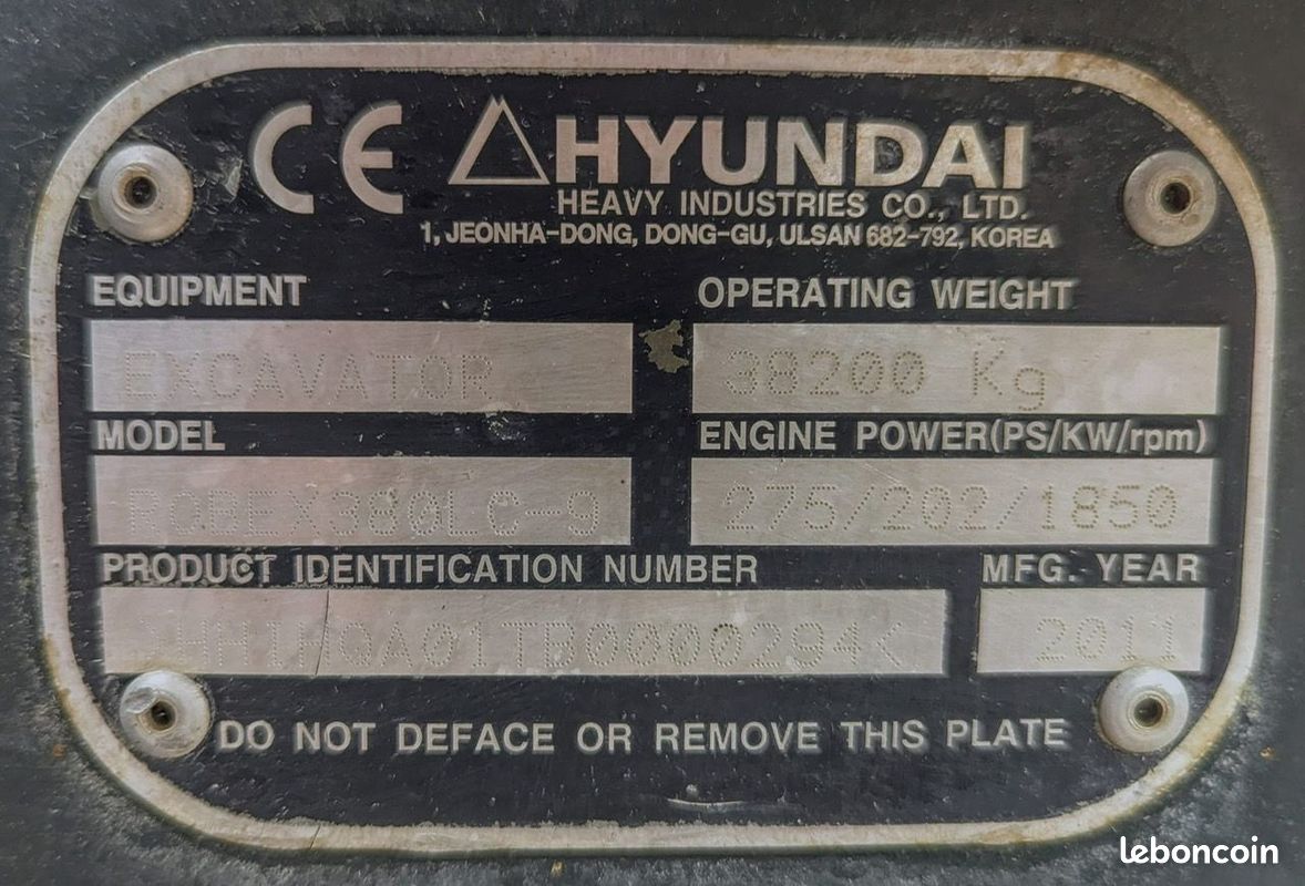 Hyundai ROBEX 380LC-9 (image 7)
