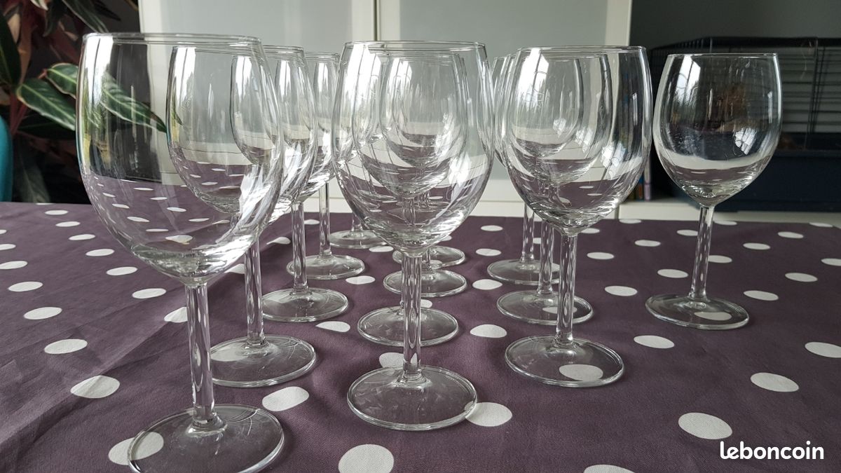 13 verres à eau / vin (image 2)