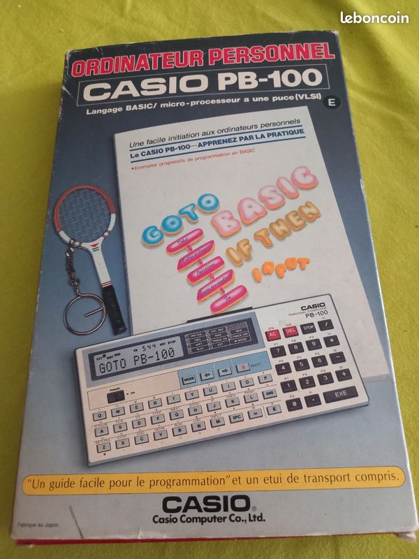 Ordinateur personnel casio PB-100 en boite (calculatrice) vintage 1984 (image 2)