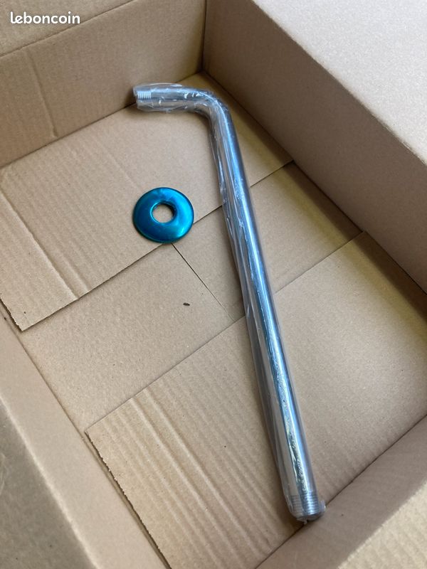 Tete de douche ronde chromé diam 20 cm (image 4)