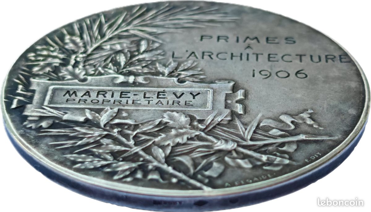 NORMANDIE - JETONS DU XIXe SIÈCLE Médaille Br 23, souvenir des fêtes de