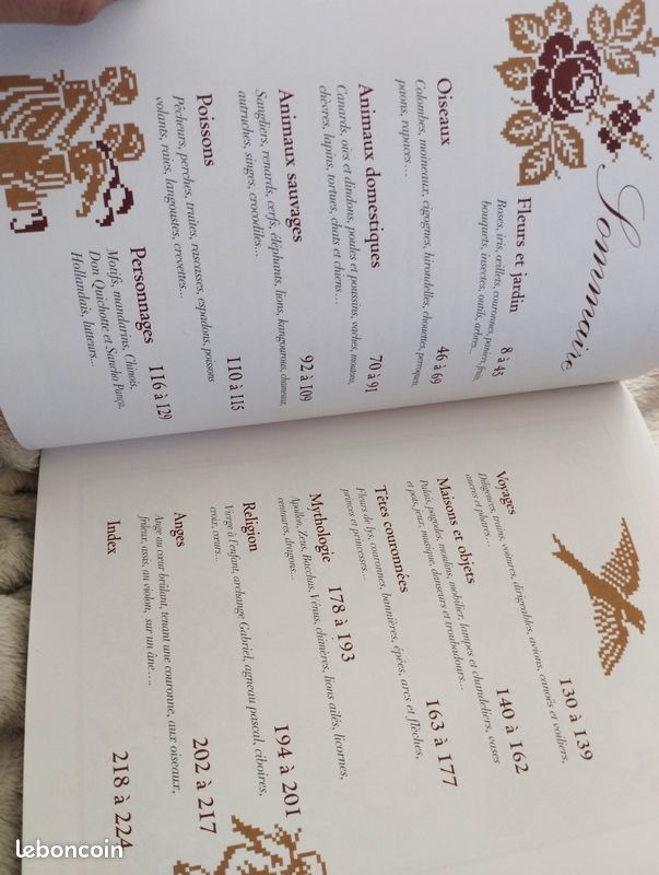 Broderie tricot : répertoire des motifs, 1200 symboles a broder au point de croix, Valérie lejeune (image 3)