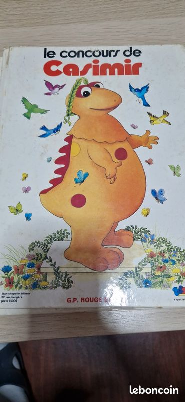 Lot de [5] Livres CASIMIR Vintage - L'Île aux Enfants - Collection G.P. Rouge et Or (image 3)