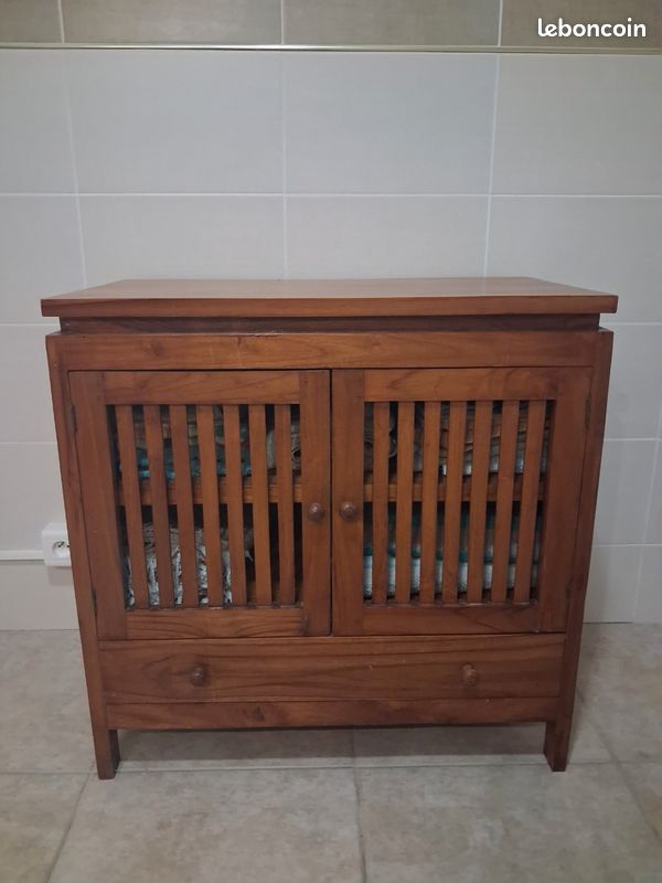 Meuble de rangement en teck (image 1)