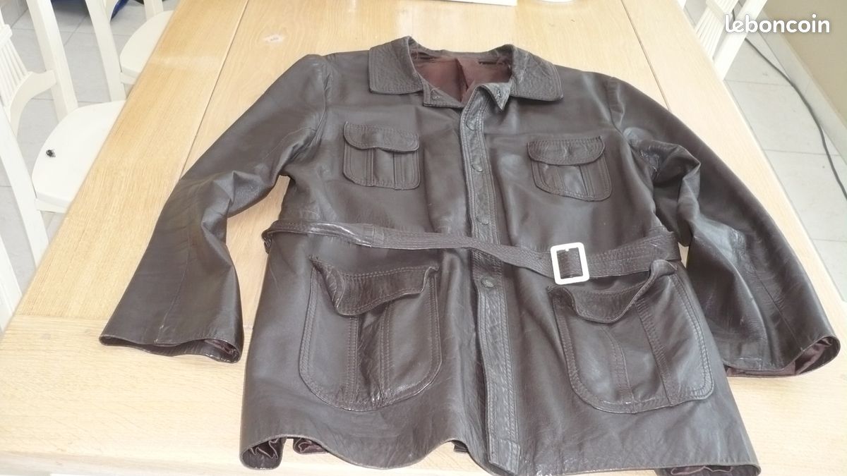 Veste cuir homme (image 1)