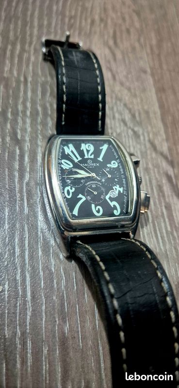 Montre HAUREX Italy Pour Homme - Boîtier Et Bracelet Aluminium Blanc, Neuf Avec étiquettes