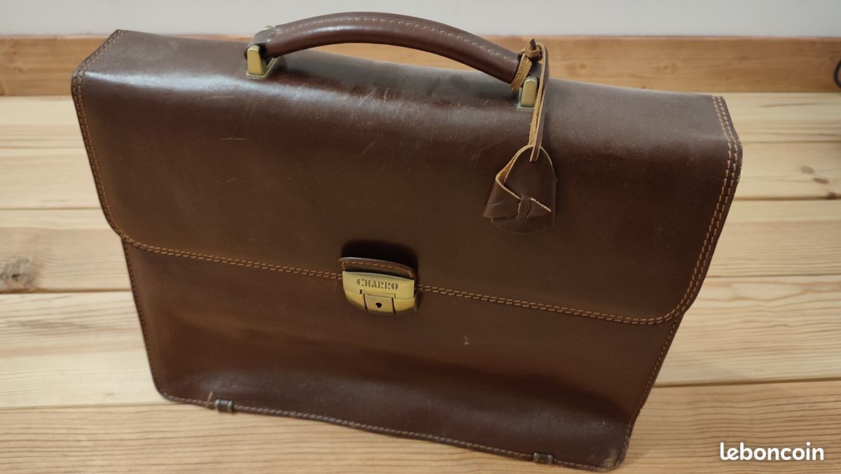 Cartable cuir (image 1)