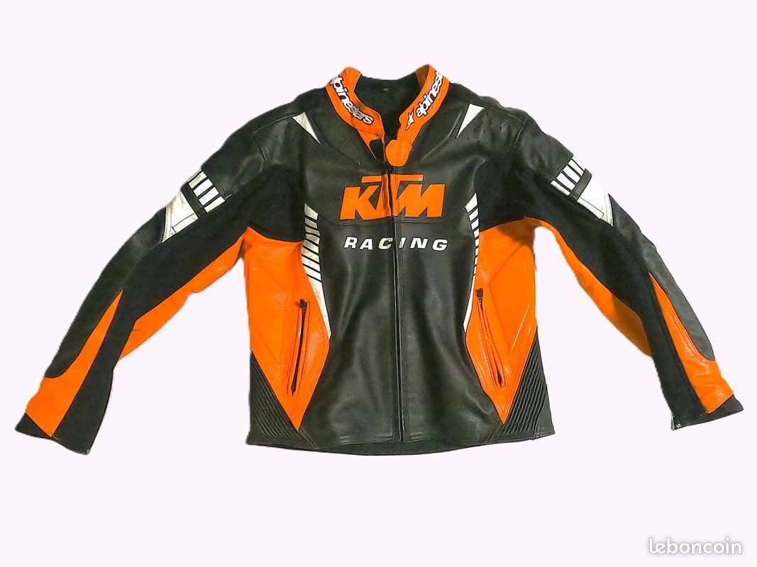 Veste Moto Blouson Cuir Ktm Blouson Cuir Moto KTM ALPINESTARS