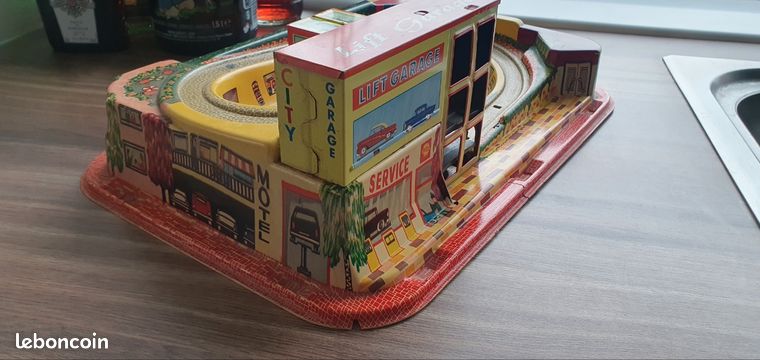 PETIT TRAIN DE La Montagne Circuit Technofix Jouet Ancien 1960 EUR 110