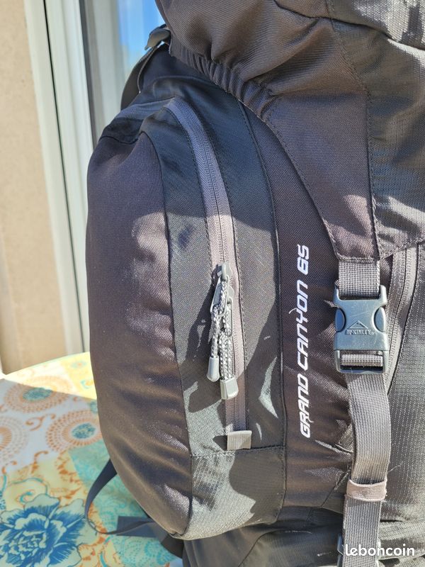 Sac à Dos Vintage KELTY Grand Format Pour Rando Montagne - Cadre Extérieur, Gris, Occasion
