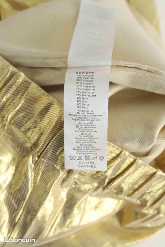 Pantalon droit doré - Des Petits Hauts (image 6)