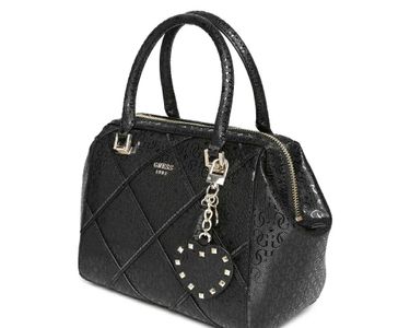 Sac à Main GUESS En PVC Beige - Taille Moyenne - Occasion Très Bon état