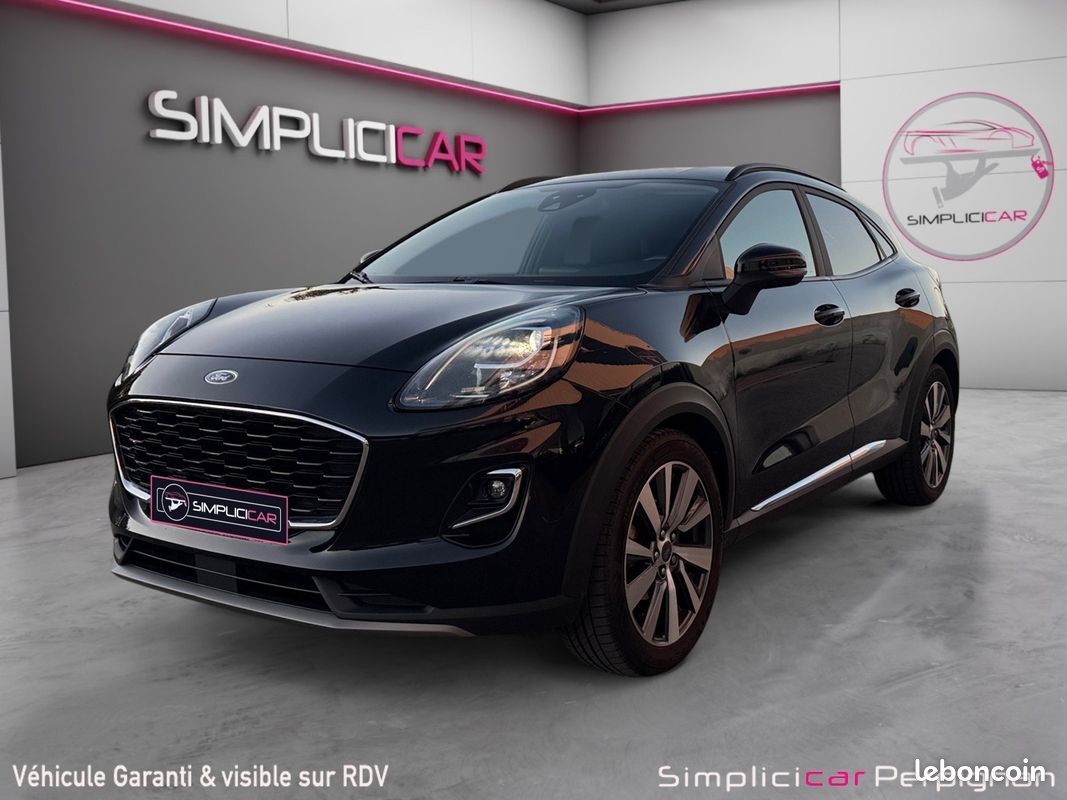 FORD PUMA 155 ch mHEV SS BVM6 Titanium CarPlay Enceinte BO Radar de recul Garantie 12 Mois Europe (image 7)