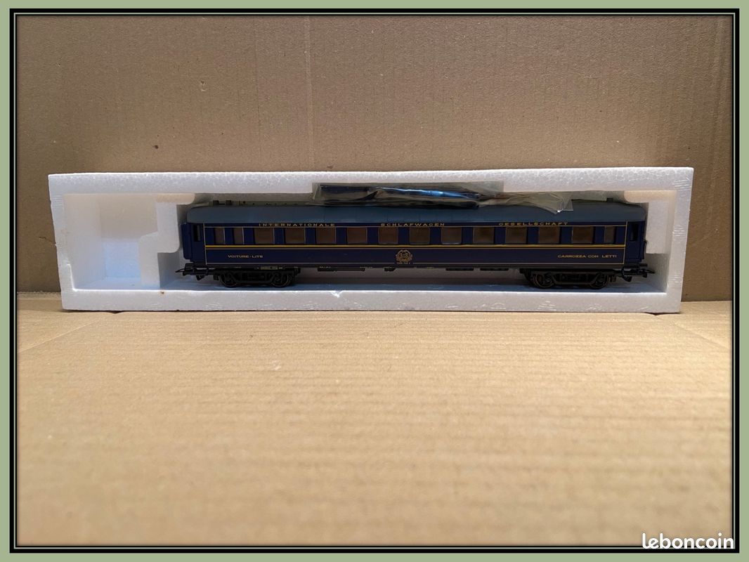 Voiture Lit CIWL Type LX échelle HO - France Trains 303k N°3511 - Modélisme
