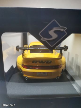 Porsche 911 RWB 964 Silver 1/18 - MCM911S MCM