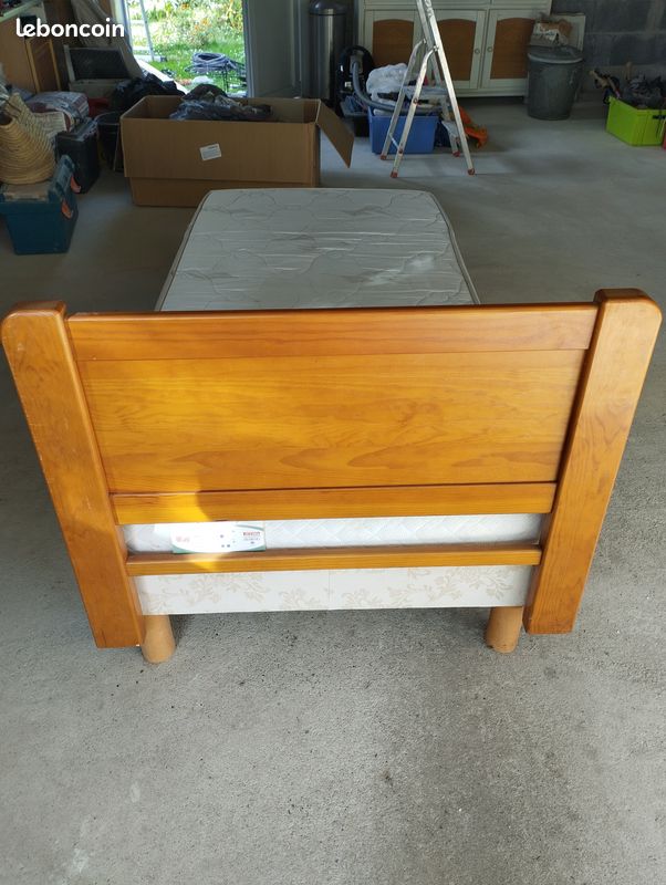 Sommier et matelas 1 personne (image 2)