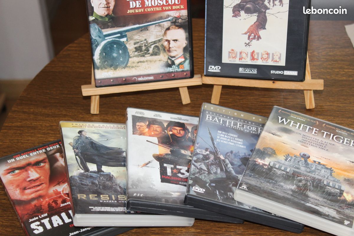 Lot de 7 DVD films et documentaires "Guerre à l'Est" WW2 (image 1)