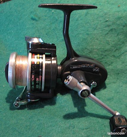 Moulinet de pêche à tambour fixe ancien – Mitchell 306