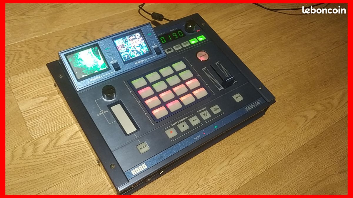 Korg KAPTIVATOR KTV-1 RARE - sampleur video SD pour DJ/VJ live 