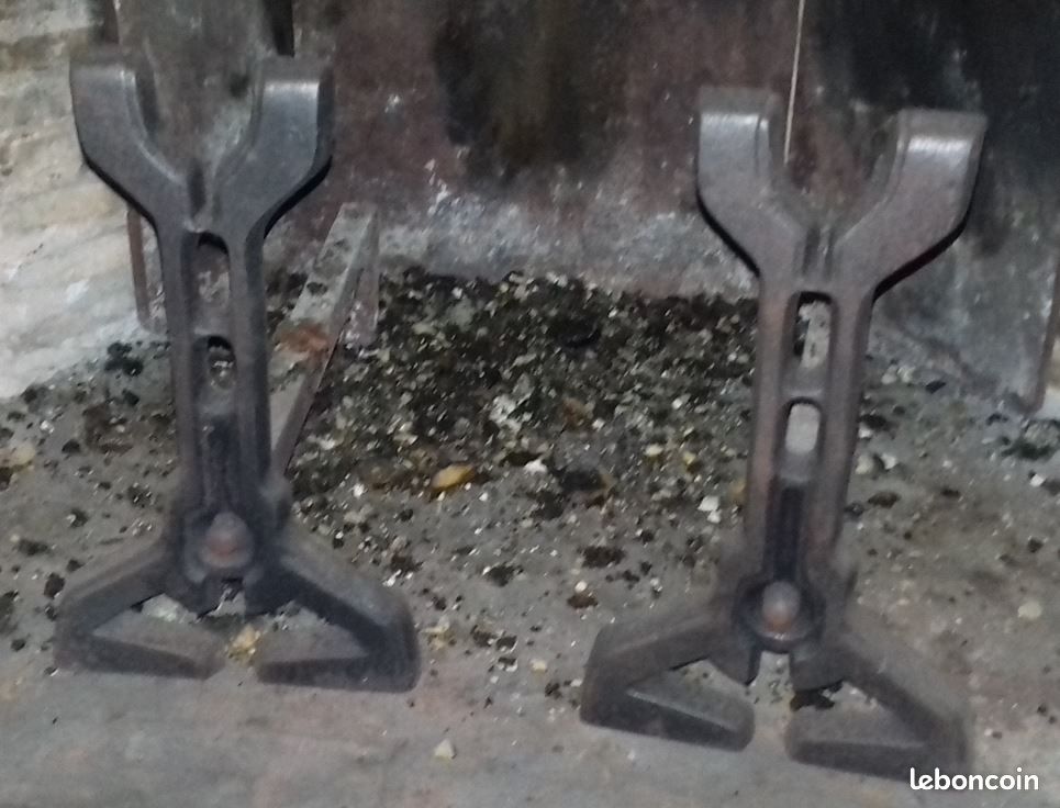 Magnifique paires de chenet pour cheminé (image 2)