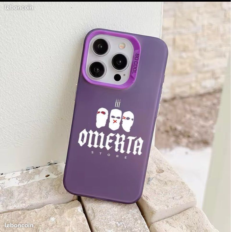Coque iPhone Omerta - Accessoires téléphone & Objets connectés