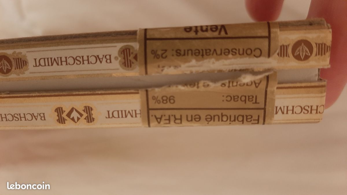 Boîte ancienne carton de cigares Bachschmidt (vide) (image 10)