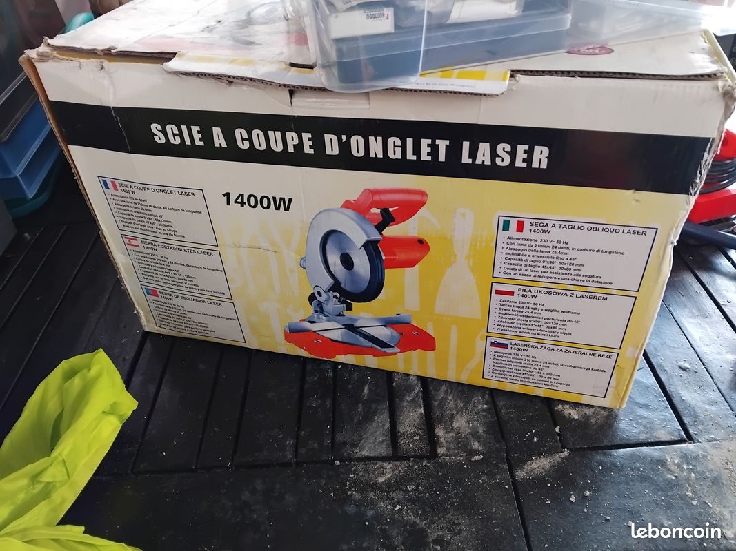 Scie a coupe onglet laser (image 1)