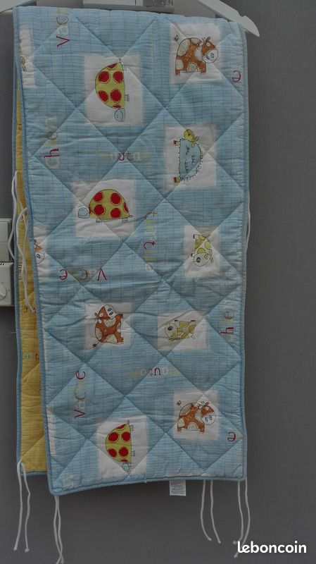 Turbulette 6/ 36 mois, tour de lit et plaid (image 2)