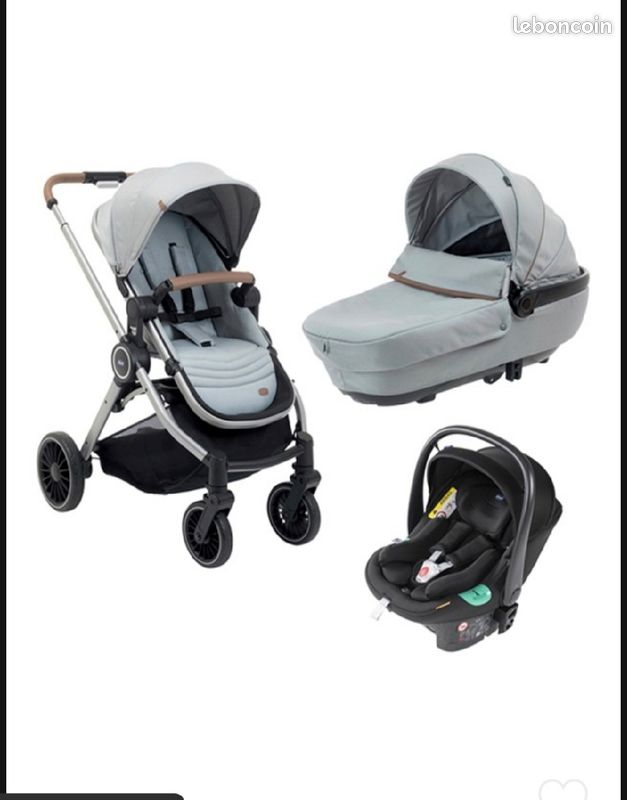 Otrain Poussette Chicco Trio Living Smart Noir Poussette Trio