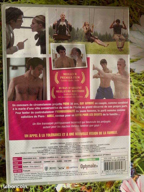 Différent de qui ? Umberto Carteni Luca Argentero Claudia Gerini DVD Neuf (image 2)