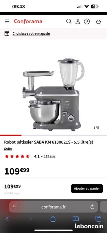 Robot saba ( multifonctions (image 7)
