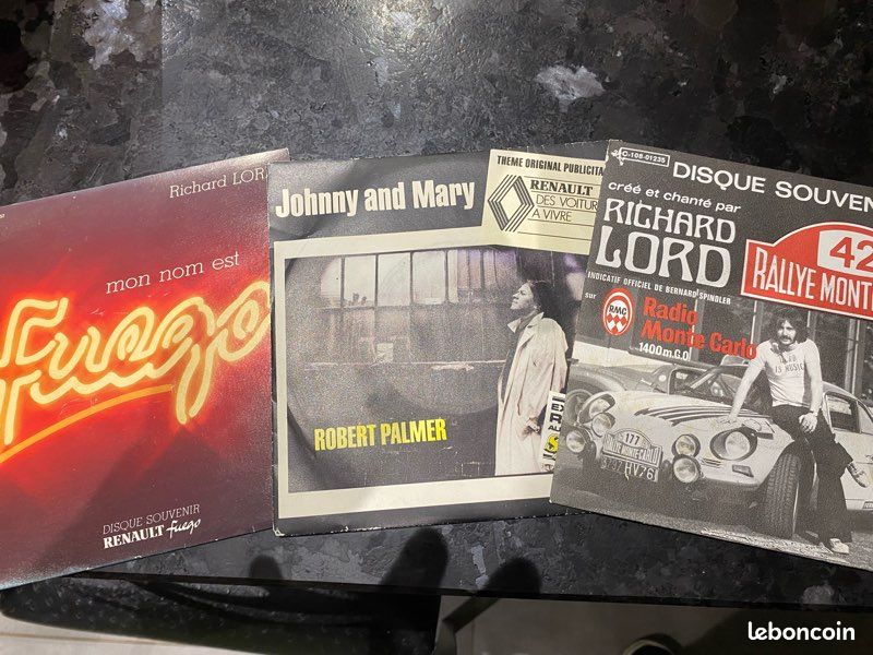 Disques vinyles 45 tours collector Renault (image 1)