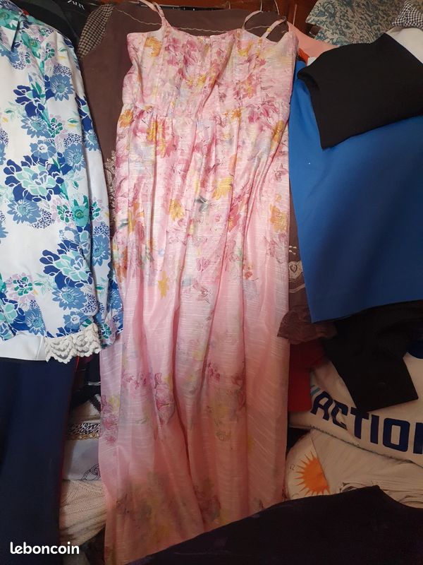 Robe longue doublée taille L (image 1)