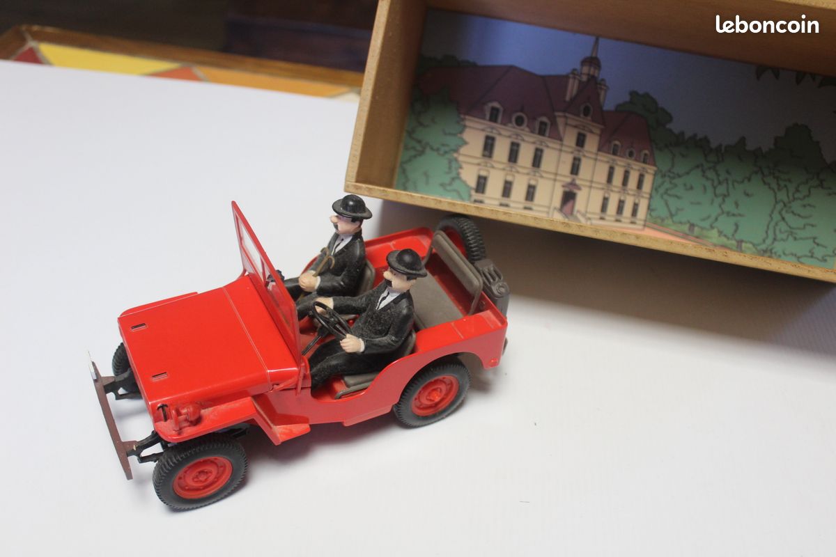 Hapax Tintin La Jeep Of Dupond to the / Of Pays De L'Or Black 1/18
