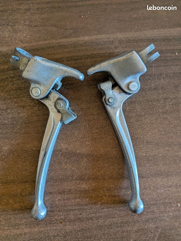 Leviers De Frein De Vélo Rétro Vintage Poignée De Frein De Vélo Frein En Aluminium L