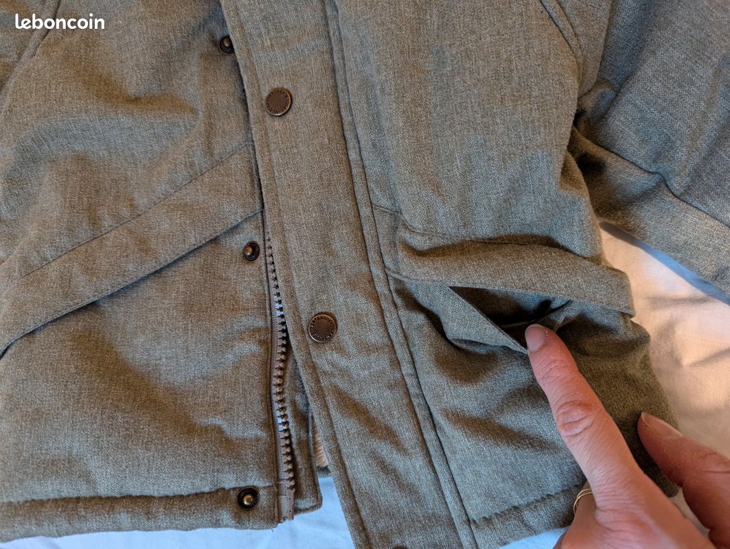 Beau manteau Vertbaudet comme neuf 6-9 mois (image 5)