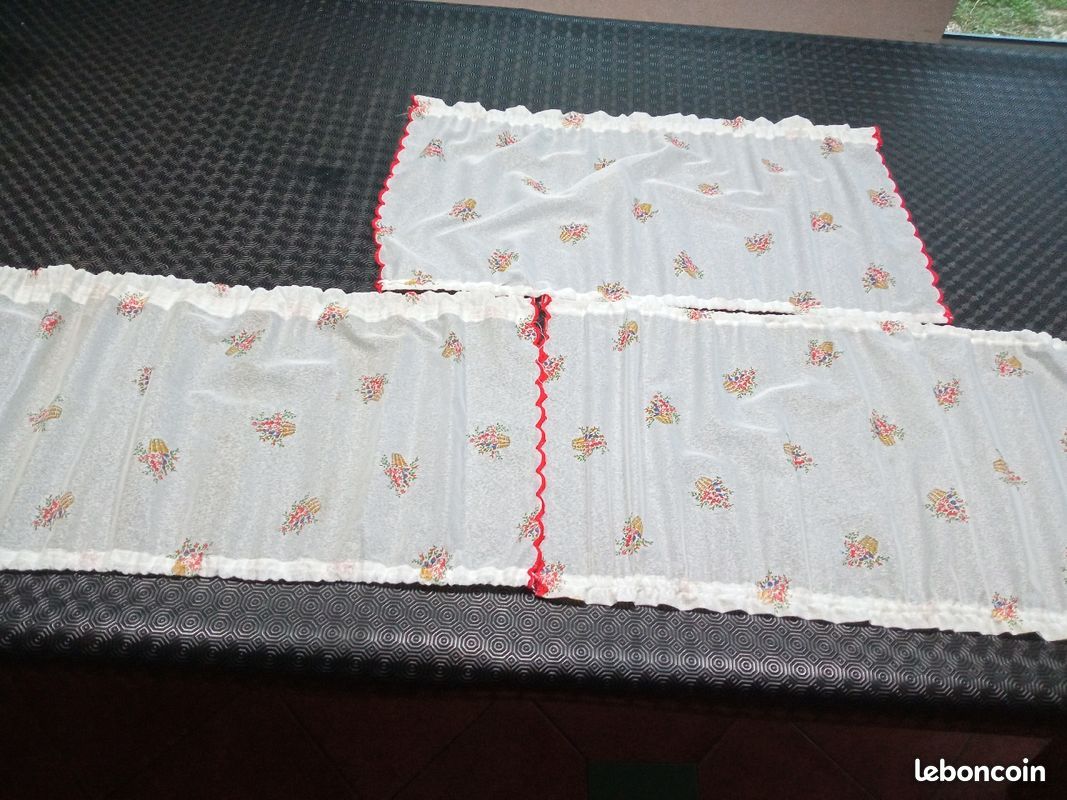 Rideaux à carreaux vintage suédois manteau rideau et rideau de