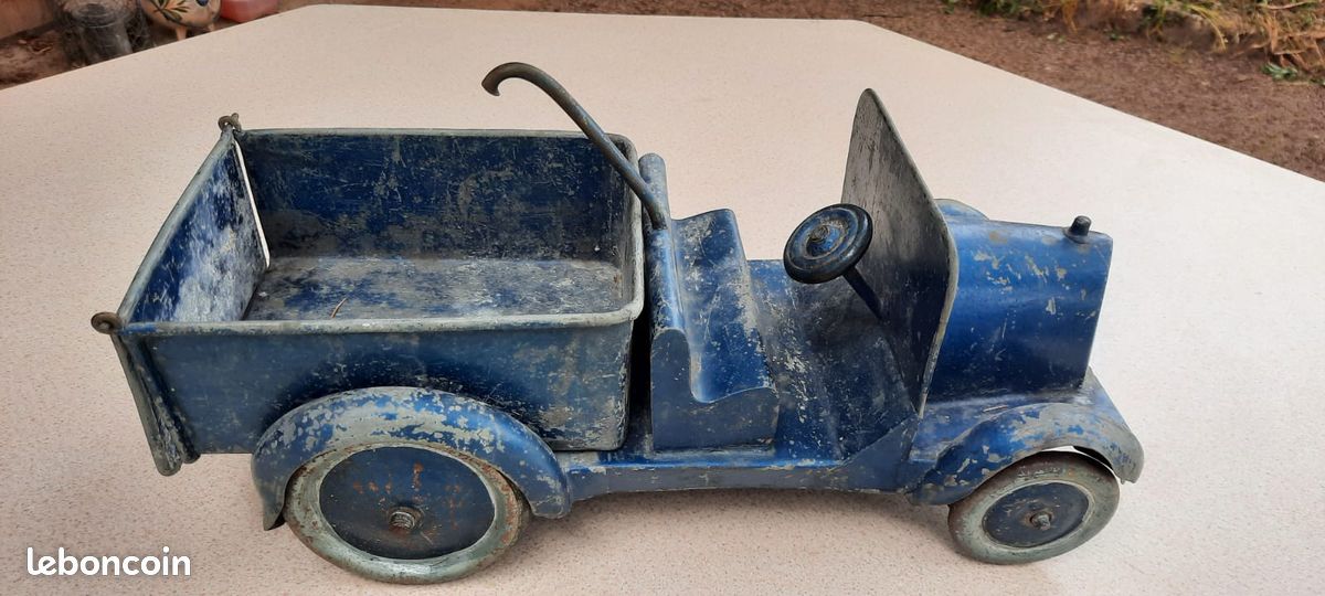 Ancien camion pick-up en tôle jouet circa 1920 camion automobile (image 3)