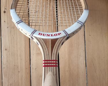 Raquette De Squash Ancienne Dunlop Maxply Fort – Modèle International – Bois – UK