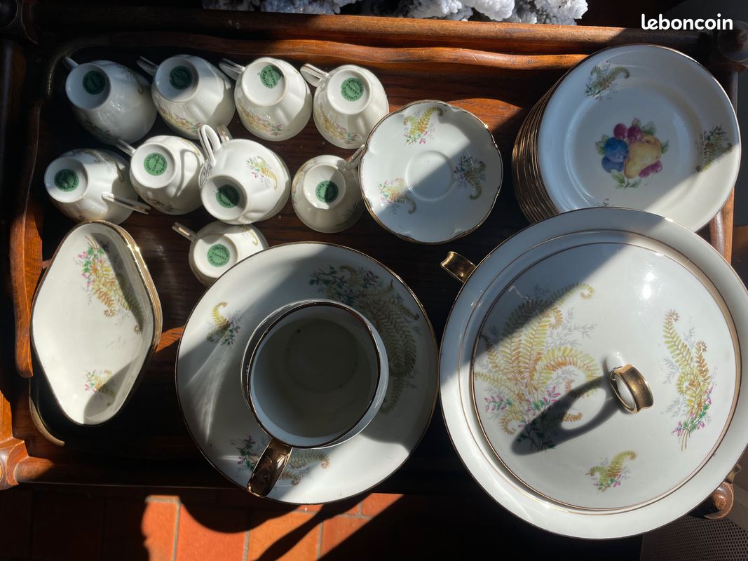 Vends vaisselle ancienne , porcelaine , services complets et raretés (image 11)