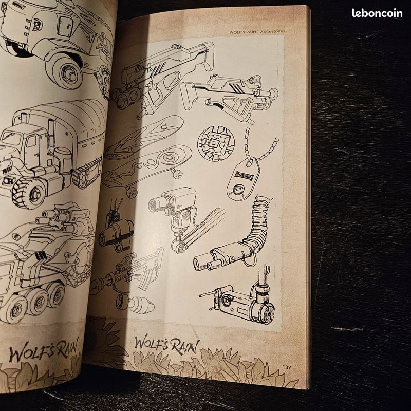 Wolf's Rain - Artbook officiel - 216 pages - Neuf - Studio Bones (image 4)