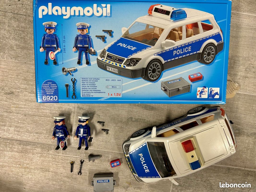 Playmobil City Action 6920 Voiture de police avec gyrophare et, playmobil garcon Playmobil City Action 6920 Voiture de police avec gyrophare et, playmobil garcon